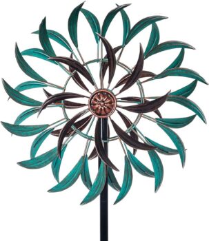 Metal Wind Spinner Sculpture