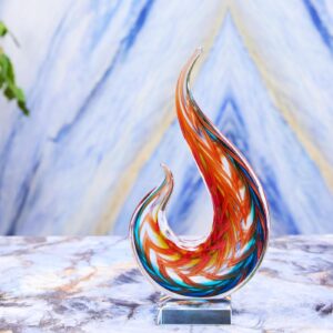 Hand Blown Art Glass Sculpture