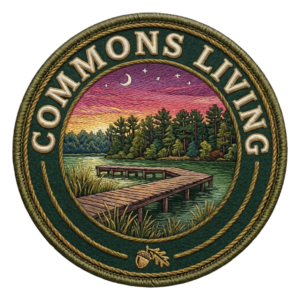 Commons Living Patch Logo - Hometown Living