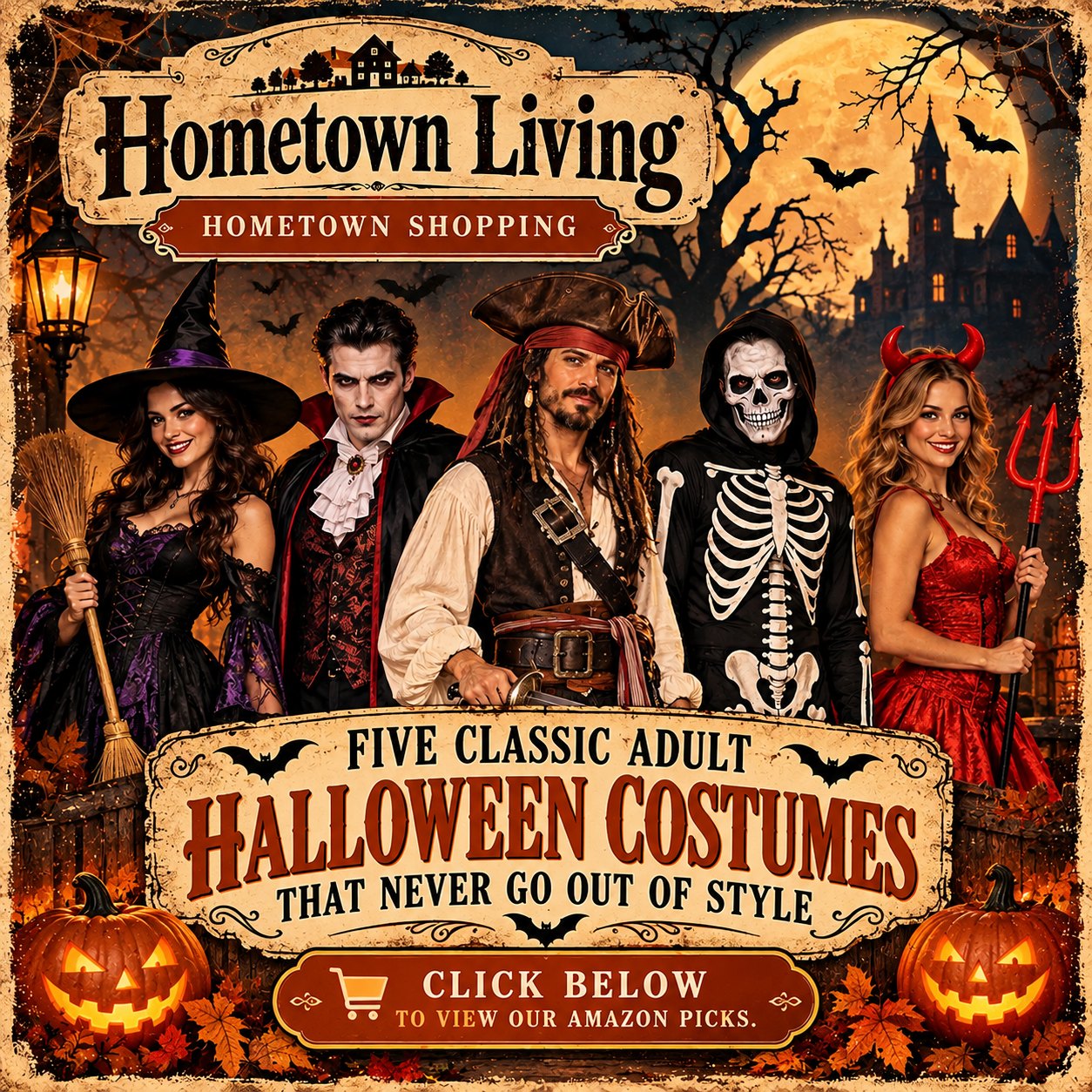 Vintage Halloween Costume Shopping Guide - Hometown Living